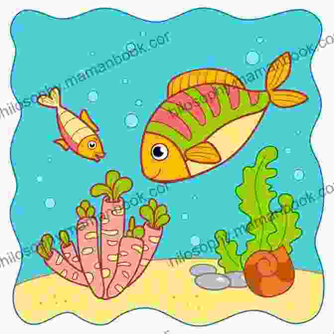 A Colorful Illustration Of A Fish Swimming In The Ocean How To Draw Fishes Ameil Ollis