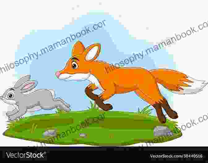 A Fox And A Hare Engaged In A Chase Through A Lush Forest The Pursuit: A Fox And O Hare Novel