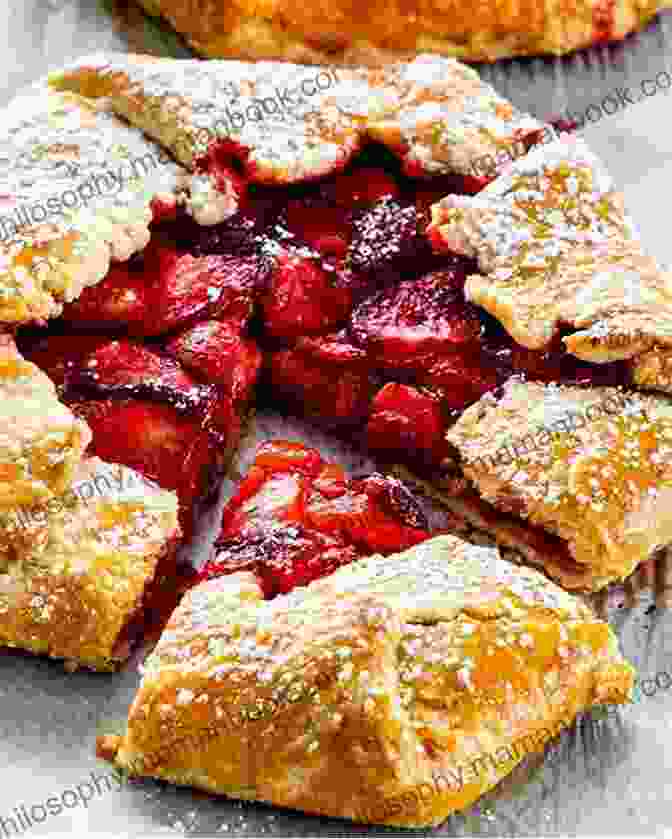 A Golden Brown Galette Crust Filled With Fresh, Juicy Strawberries Wicked Good Galettes: Insanely Delicious Sweet And Savory Galette Recipes (Easy Baking Cookbook 11)