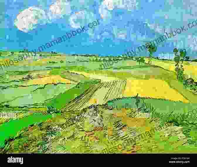 A Vintage Painting Of A Rolling Wheat Field Under A Vast Sky Harvest Poems: 1910 1960 (Harvest Book) Carl Sandburg