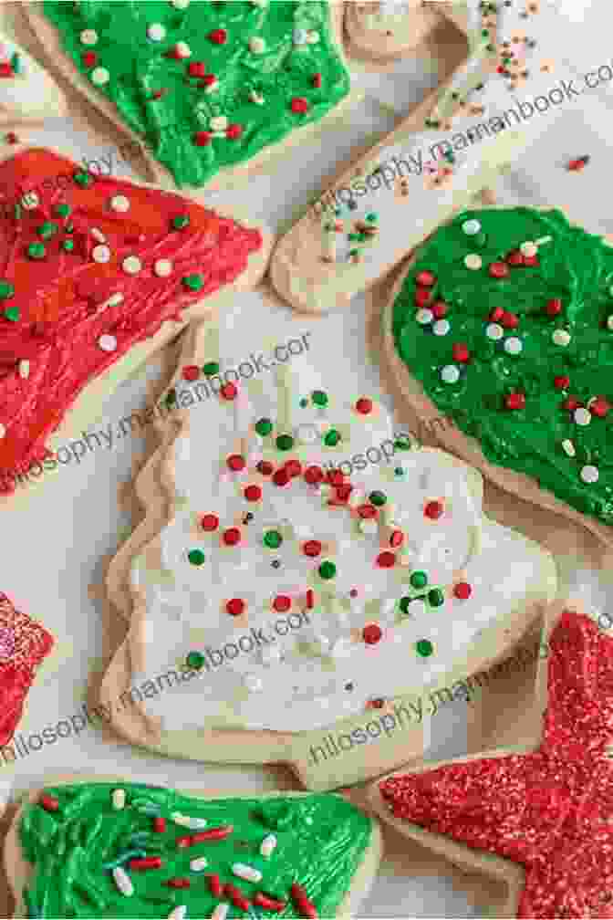 Christmas Sugar Cookies Cut Into Holiday Shapes And Decorated With Colorful Frosting And Sprinkles The Best Cookies Cook For Every Kitchen With 150+ Recipes To Bake For The Holidays