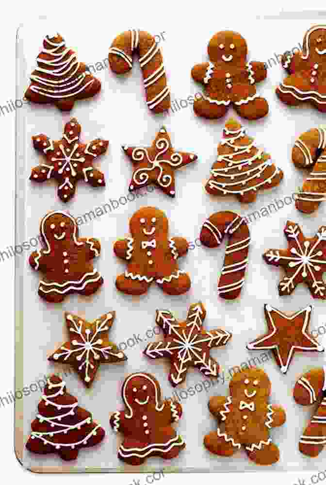 Gingerbread Cookies Cut Into Various Shapes And Decorated With Frosting And Sprinkles The Best Cookies Cook For Every Kitchen With 150+ Recipes To Bake For The Holidays