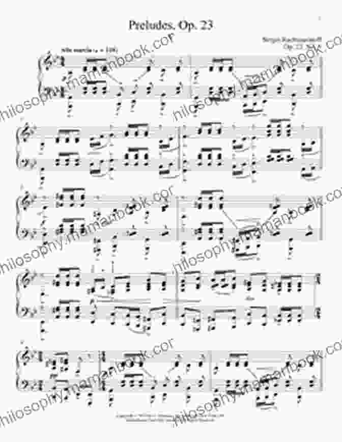 Prelude In Minor, Op. 23 No. 4 By Sergei Rachmaninoff, Sheet Music And Piano Keys Prelude In G Minor Op 23 No 5