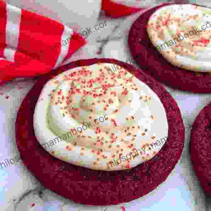 Red Velvet Cookies With A Deep Red Color And A Cream Cheese Frosting The Best Cookies Cook For Every Kitchen With 150+ Recipes To Bake For The Holidays