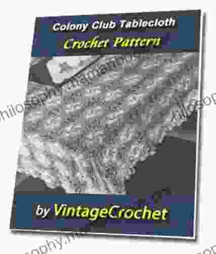 Colony Club Tablecloth Vintage Crochet Pattern EBook