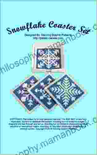 Snowflake Coaster Set: Plastic Canvas Pattern
